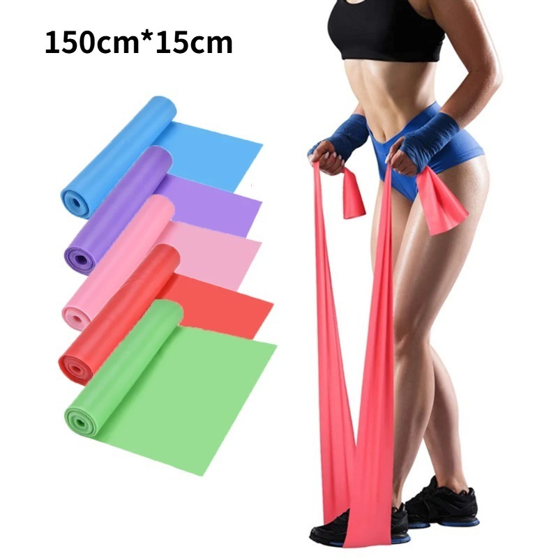 Pilates Yoga Bar - Bandes de résistance en latex naturel,