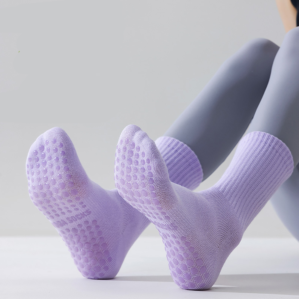 Youtube Yoga Pilates - Chaussettes de yoga pour femmes de