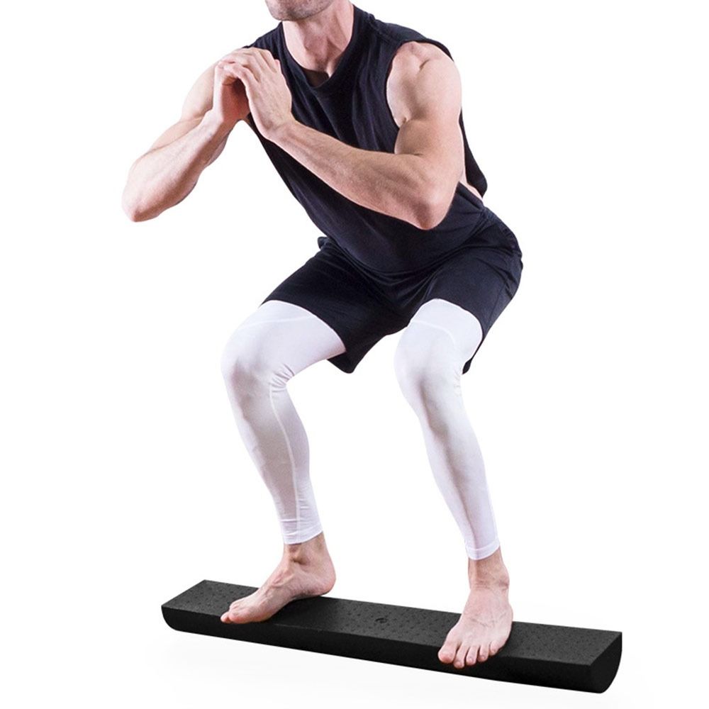 Pilates Yoga Equipment - Rouleau en mousse EPP semi-circulaire portable,