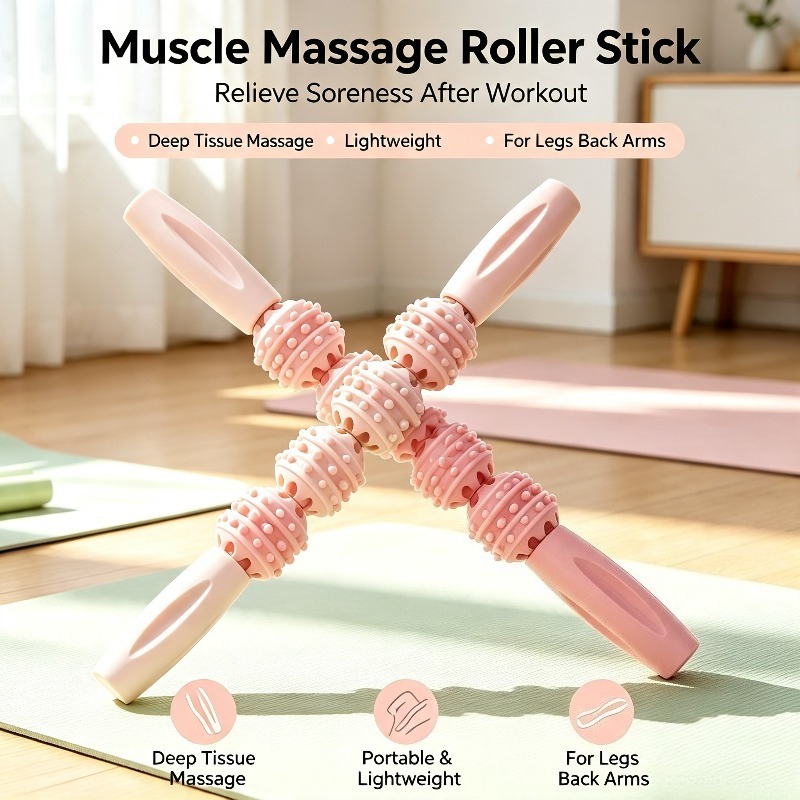 Pilates Yoga Bar - Bâton de massage, bâton à dents