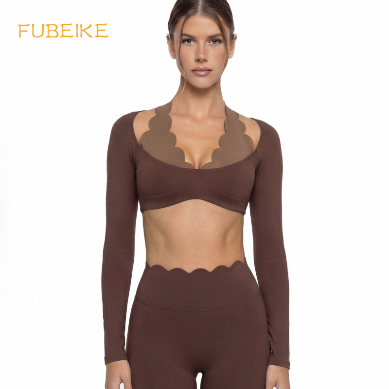 Pilates Yoga Block - Tenue de yoga effet deux pièces