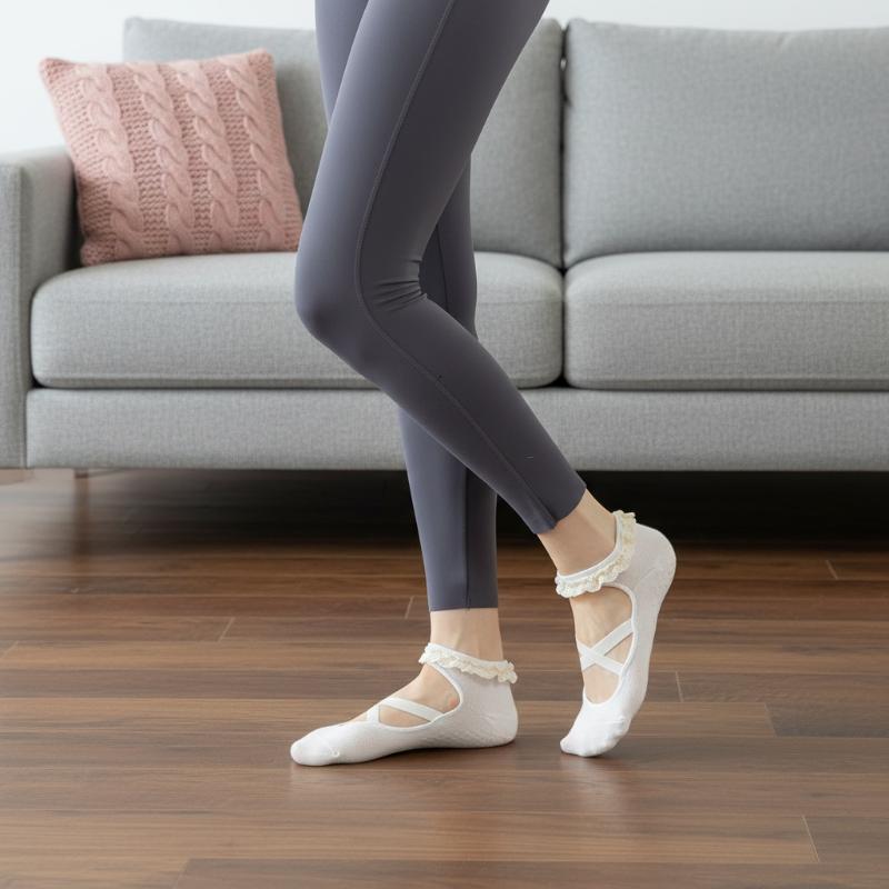 Pilates & Yoga Unleashed International Academy - 1 paire de chaussettes de Pilates