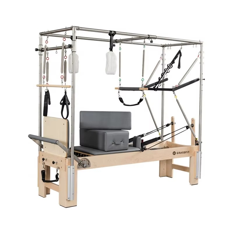 Pilates Yoga Combined - Réformateur de Pilates en bois d'usine,