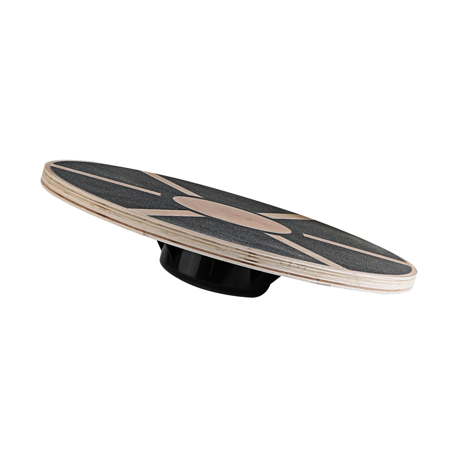 Balance Board Wobble - Planche d'équilibre ronde en bois antidérapante