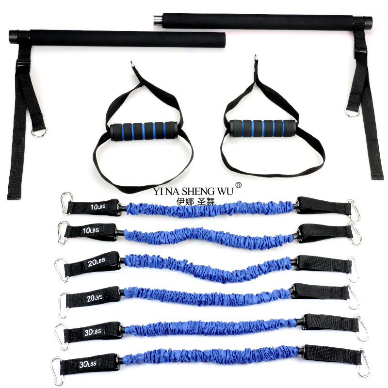 Pilates Yoga Combined - Tige de Pilates multifonctionnelle réglable, corde