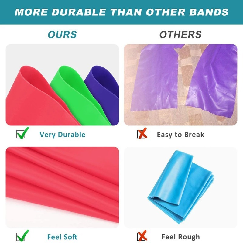 Bandes de résistance en latex  - Pilates Yoga Bar avis et prix