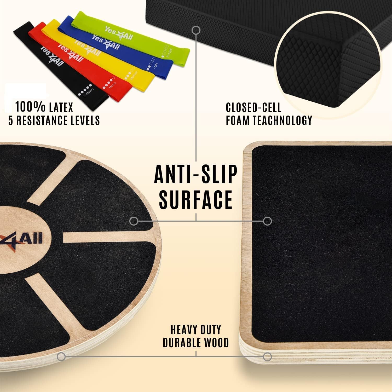 Planche d'équilibre en bois po - Balance Board Wobble avis et prix