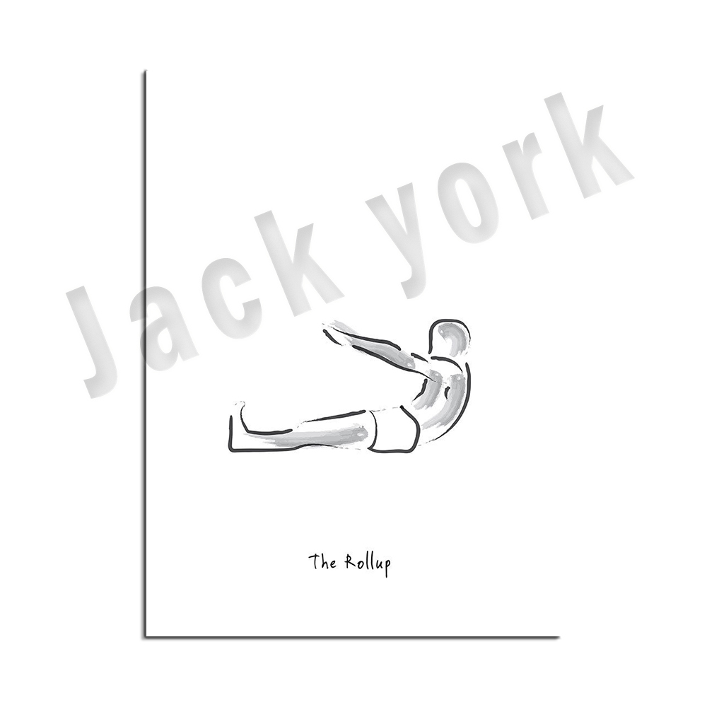 Infographies en noir et blanc  - Pilates Yoga Combined avis et prix