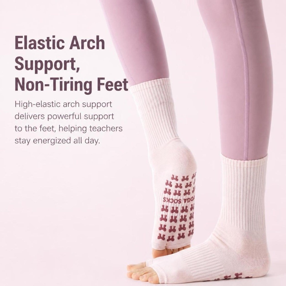 Chaussettes de Pilates en coto - Youtube Yoga Pilates avis et prix