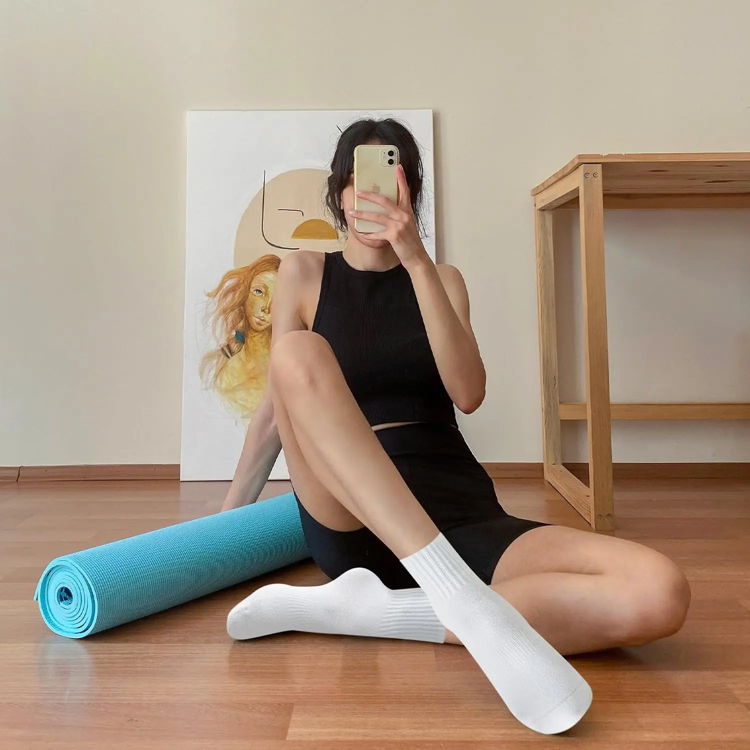4 paires de chaussettes de yog - Pilates & Yoga Unleashed International Academy avis et prix