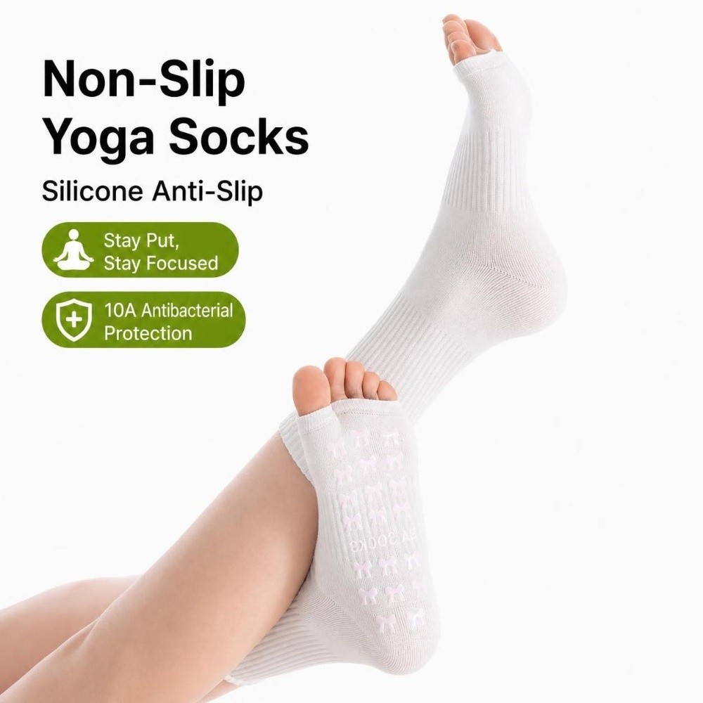 Chaussettes de Pilates en coto - Youtube Yoga Pilates avis et prix